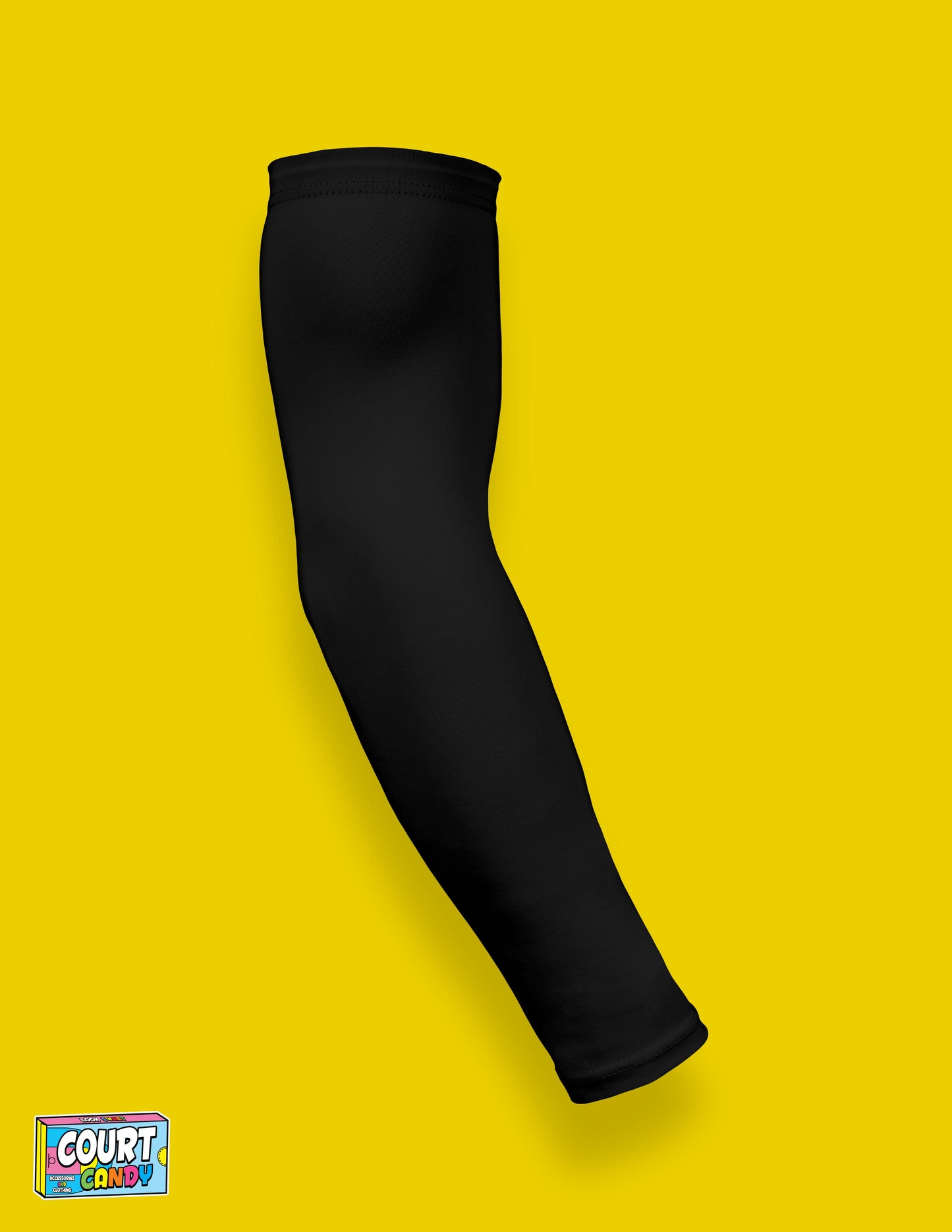 Black Court Candy Basketball Compression Arm Sleeve Shooting Sleeve NBA Breathable Polyester Spandex Elbow Sleeve Men Women Youth Mens Womans