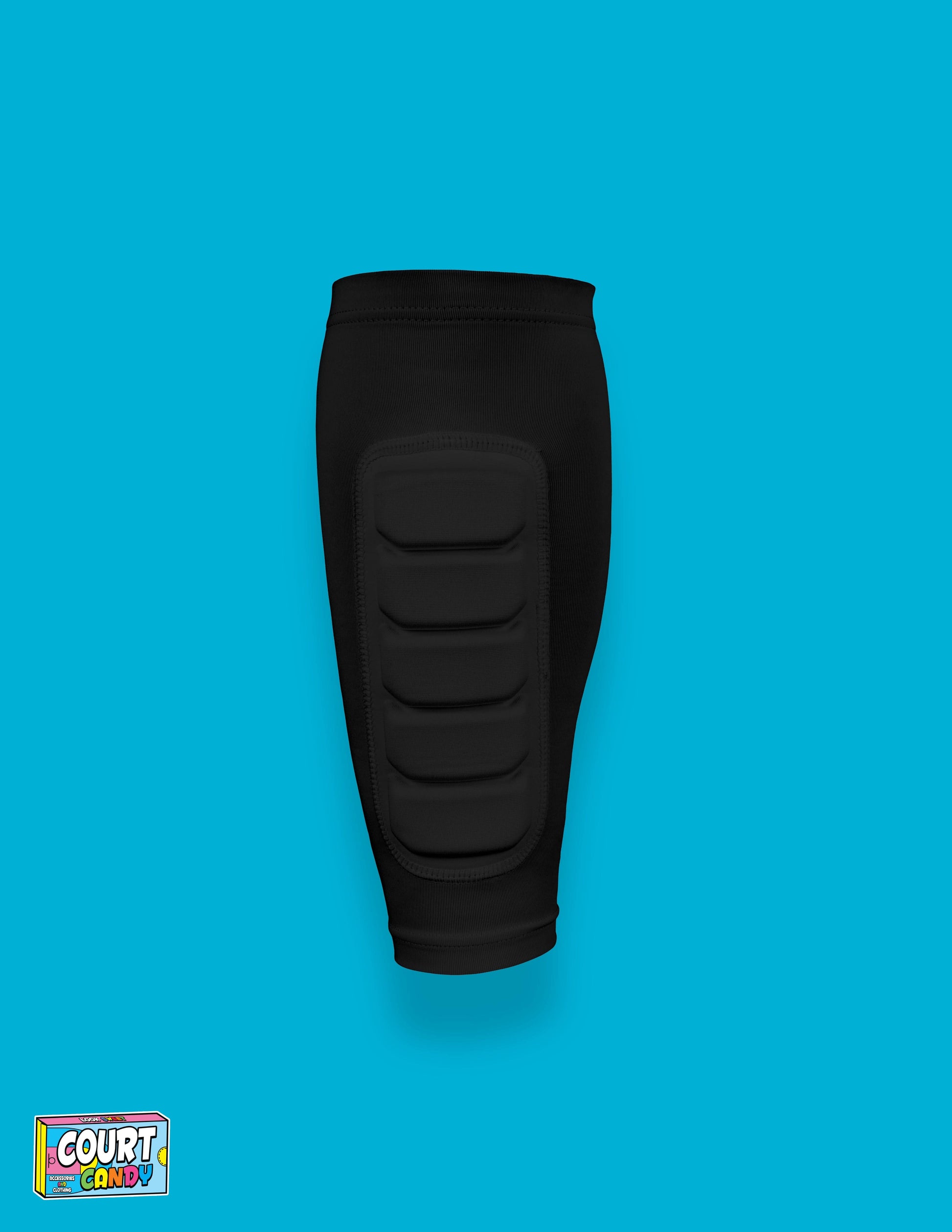 Black Court Candy Basketball Compression Padded Calf Sleeve Calf Sleeves Breathable Polyester Spandex Shin Sleeve Running Sleeve Ankle Short Long Compression Sock Protective Performance Calf Sleeve Injury Prevention Men Women Youth Mens Womans