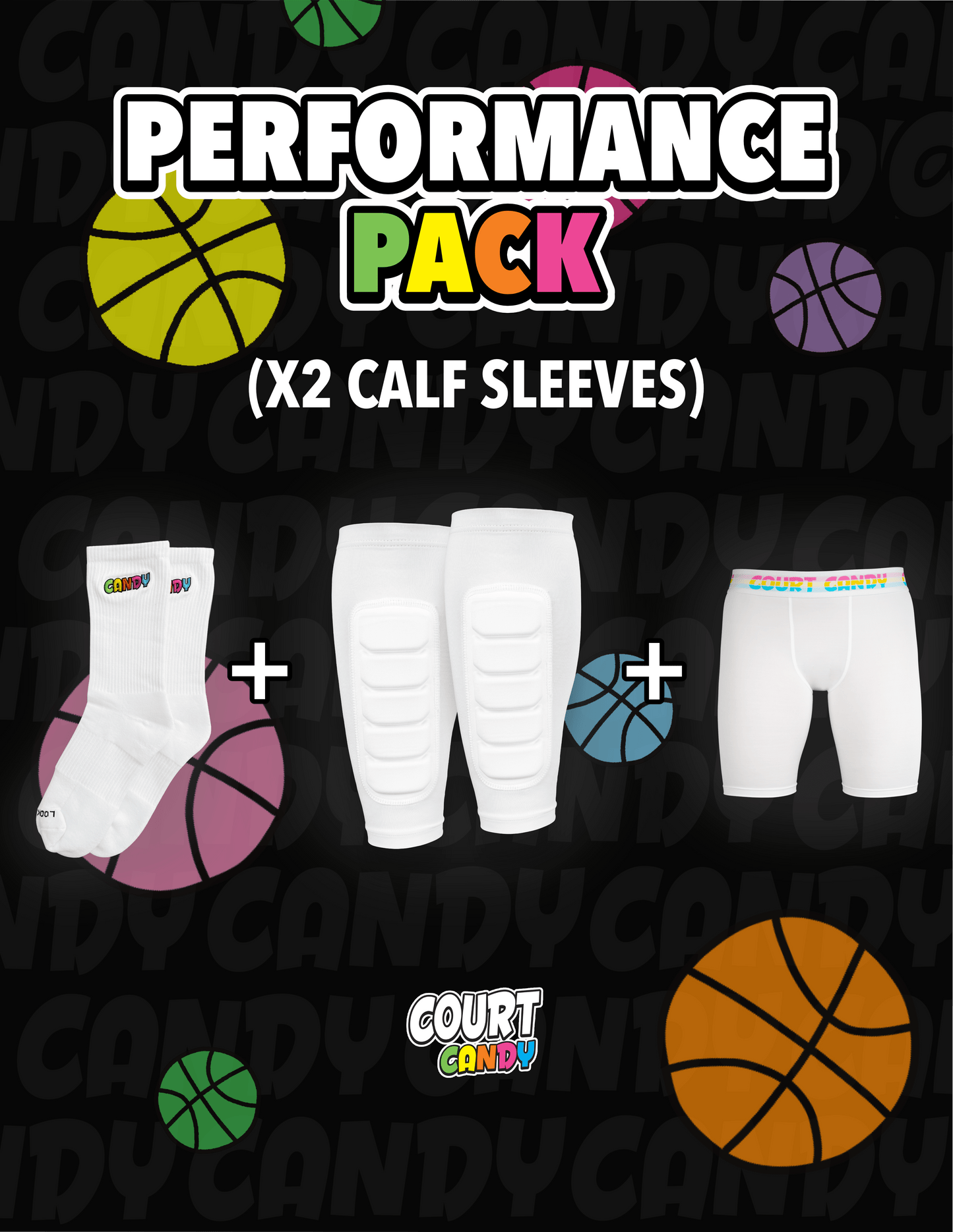 PERFORMANCE PACK (x2 Calf Sleeves)
