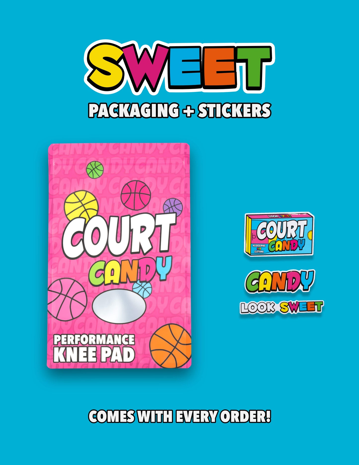 Packaging Court Candy Basketball Knee Pads Kneepad Double Padded Leg Sleeve Knee Protection Shin Pad Breathable Spandex Polyester Mens Womans Boys Girls
