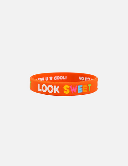 Orange Court Candy Basketball Silicone Wristbands Men Women Youth Mens Womans 