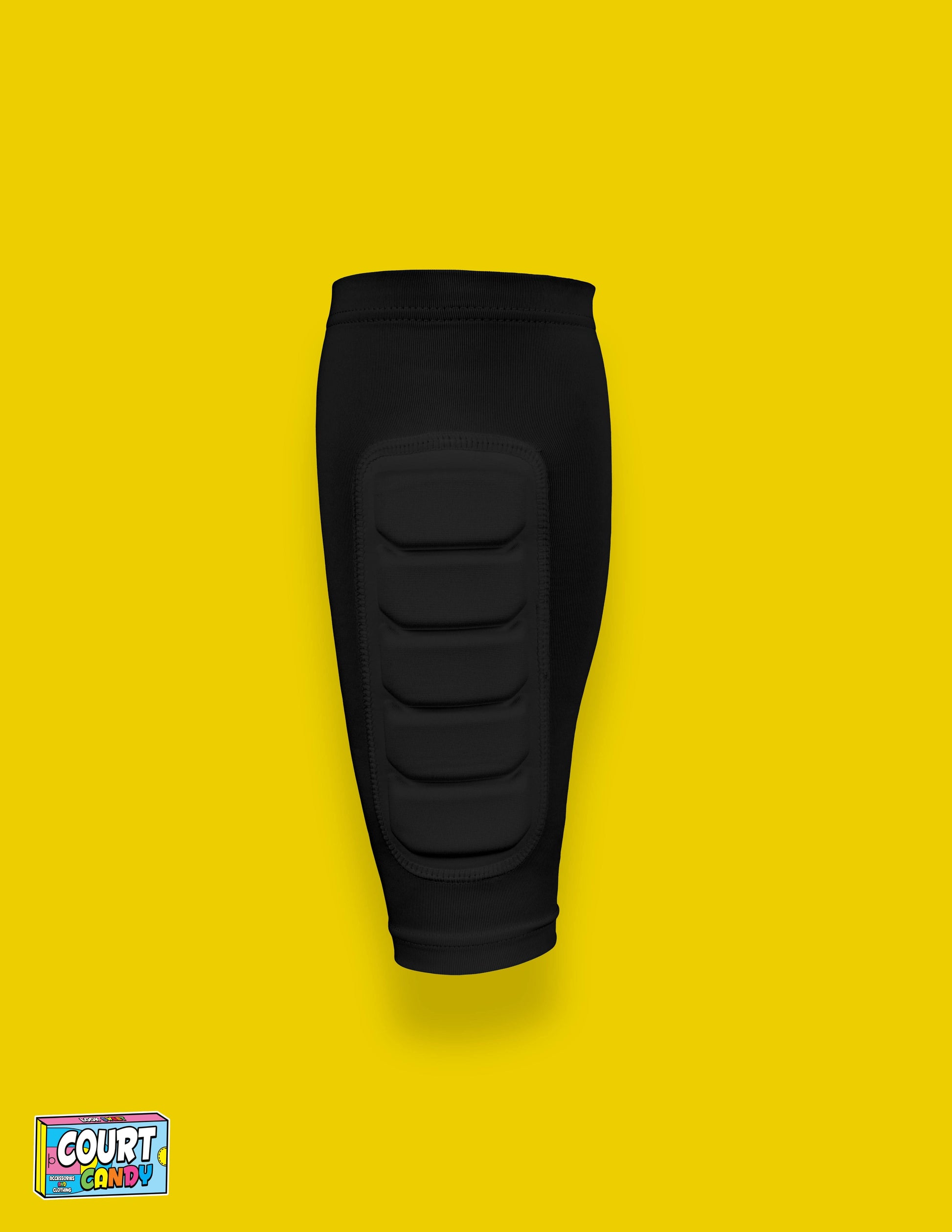 Black Court Candy Basketball Compression Padded Calf Sleeve Calf Sleeves Breathable Polyester Spandex Shin Sleeve Running Sleeve Ankle Short Long Compression Sock Protective Performance Calf Sleeve Injury Prevention Men Women Youth Mens Womans