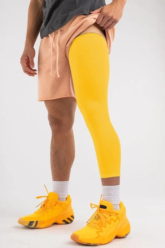 Yellow 2025 basketball tights